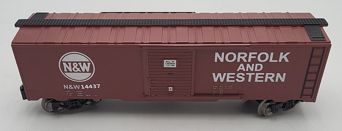 Menards 279-4262 O Norfolk & Western Box Car #14437 LN/Box