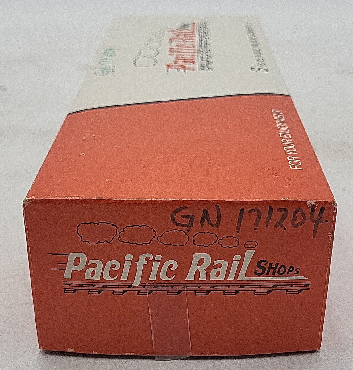 Pacific Rail S Scale Great Northern Grey Covered Hopper #171204 EX/Box
