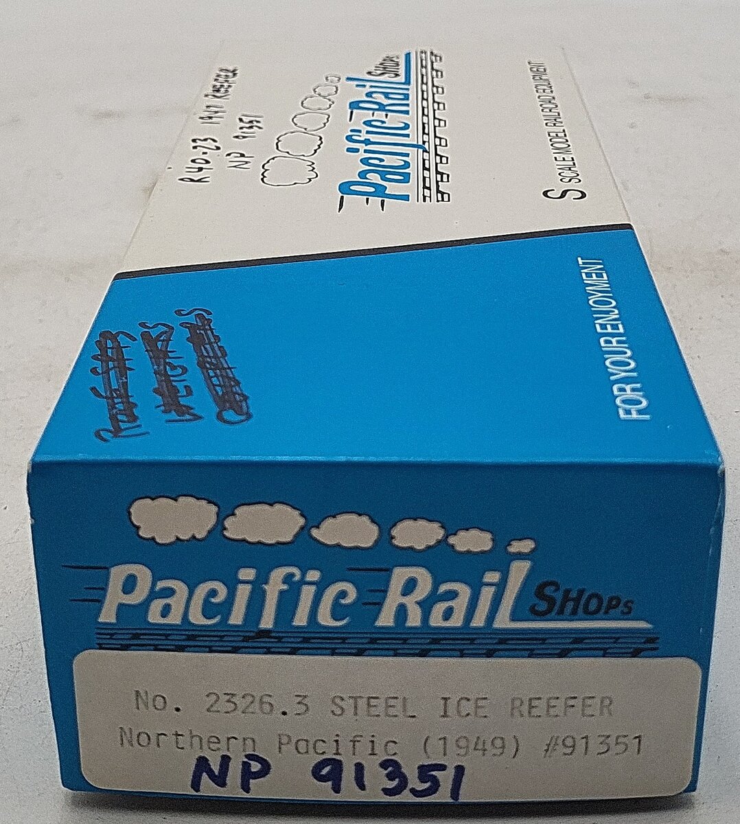 Pacific Rail S Scale Northern Pacific Refrigerator Car #91351 EX/Box