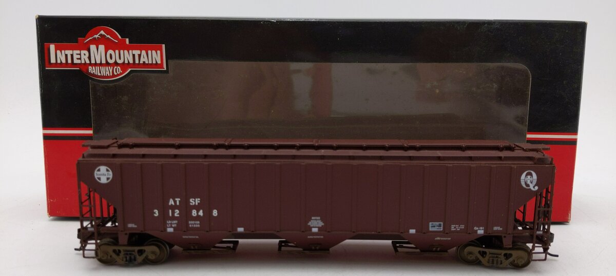 InterMountain 45361-05 HO 4750' Cubic 3-Bay Covered Hopper ATSF-Q Car #312848/Box