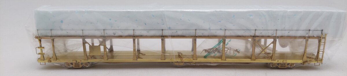 Overland OMI-1354 HO BRASS BI-Level Auto Rack (Open Type) NIB