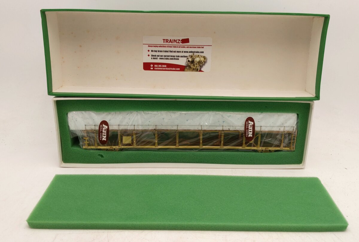 Overland OMI-1354 HO BRASS BI-Level Auto Rack (Open Type) NIB