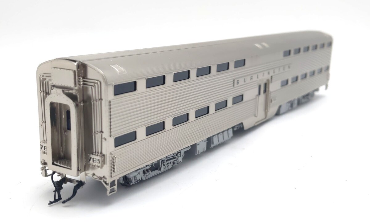 Overland OMI-3288.1 HO Brass CB&Q Suburban Gallery Coach #786 - F/P EX/Box