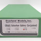 Overland OMI-3288.1 HO Brass CB&Q Suburban Gallery Coach #786 - F/P EX/Box