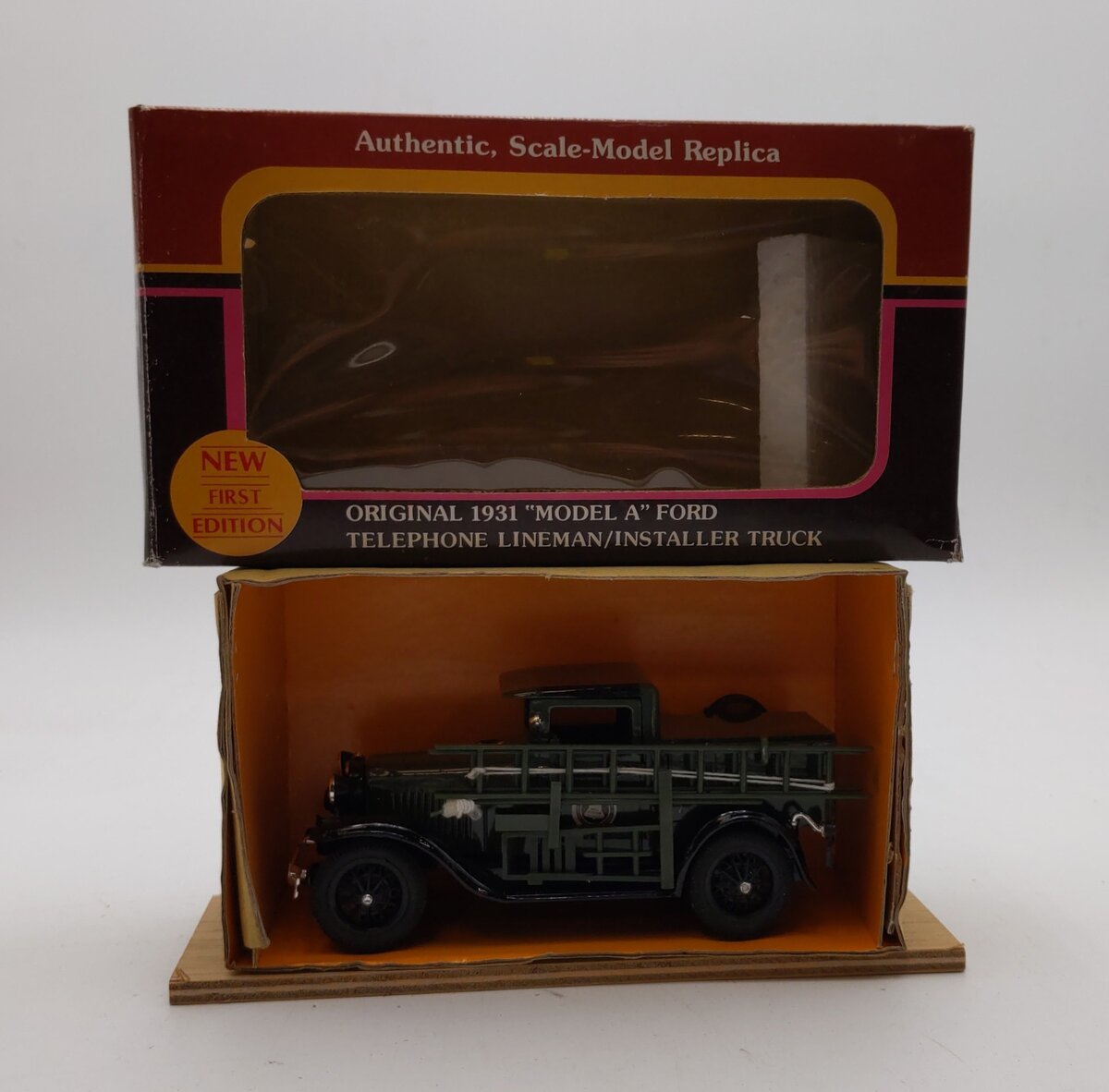 Yorkshire Company Original 1931 Model A Ford Telephone Lineman/ Installer Truck LN/Box