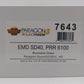 Broadway Limited 7643 HO PRR EMD SD40 Diesel Locomotive Paragon4 Sound/DCC #6100 EX/Box