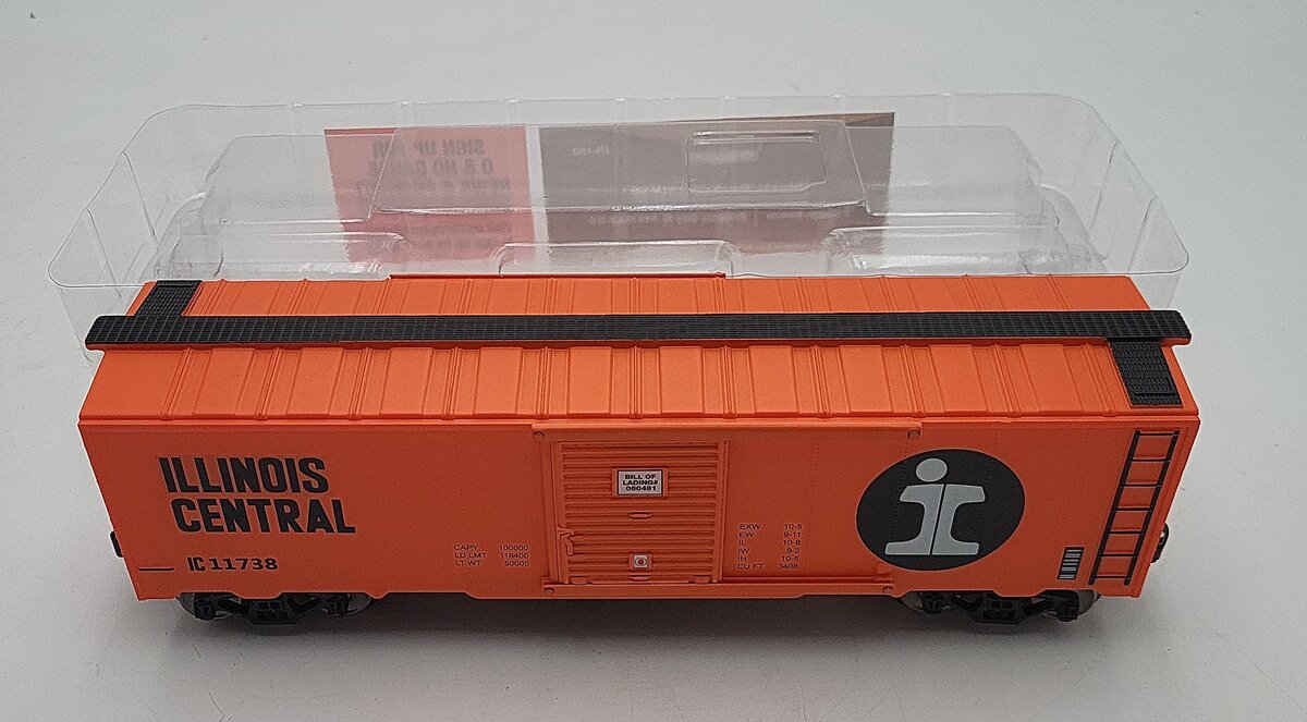 Menards 279-4252 O Scale Illinois Central Boxcar #11738 LN/Box