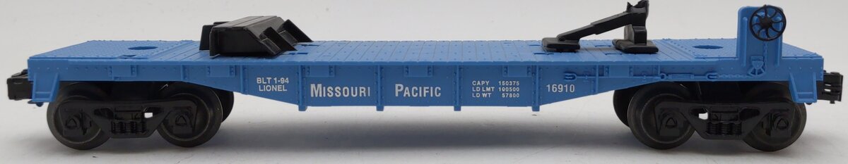 Lionel 6-16910 O Gauge Missouri Pacific Flatcar with Trailer LN/Box