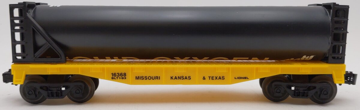 Lionel 6-16368 O Gauge Katy Liquefied Oxygen Flatcar EX/Box