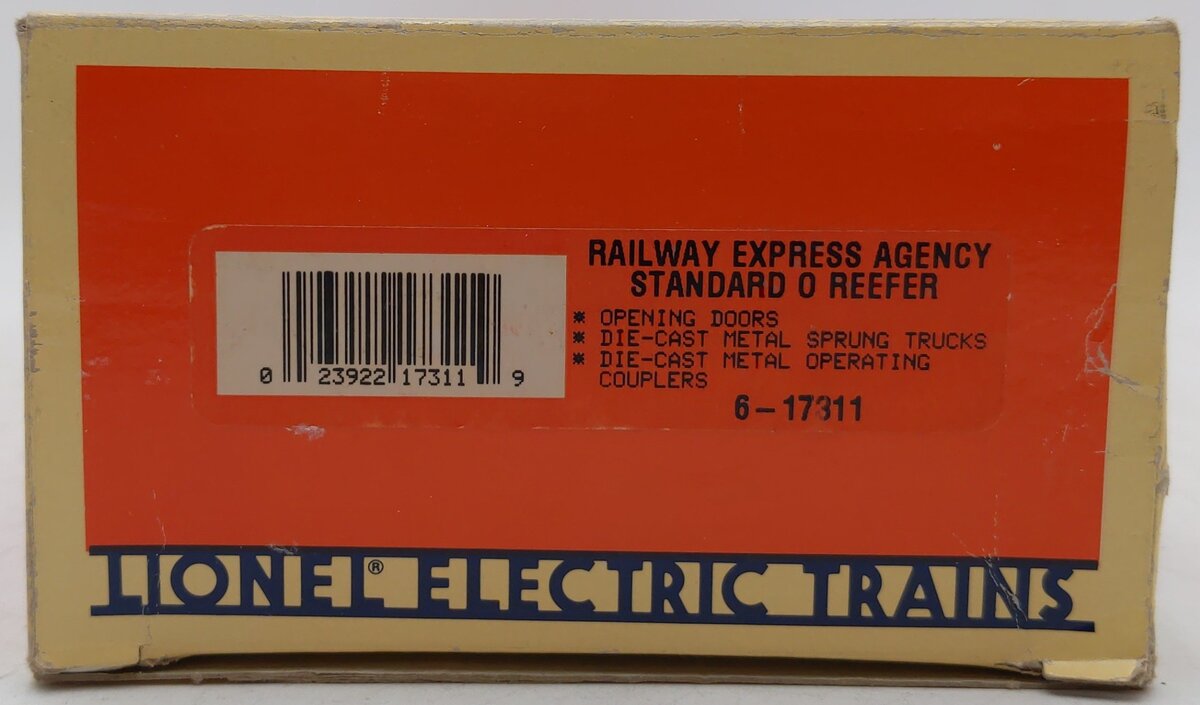 Lionel 6-17311 O Gauge Railway Express Agency Refrigerator Car #17311 EX/Box