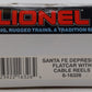 Lionel 6-16326 O Gauge Santa Fe Depressed Flatcar with 2 Cable Reels NIB
