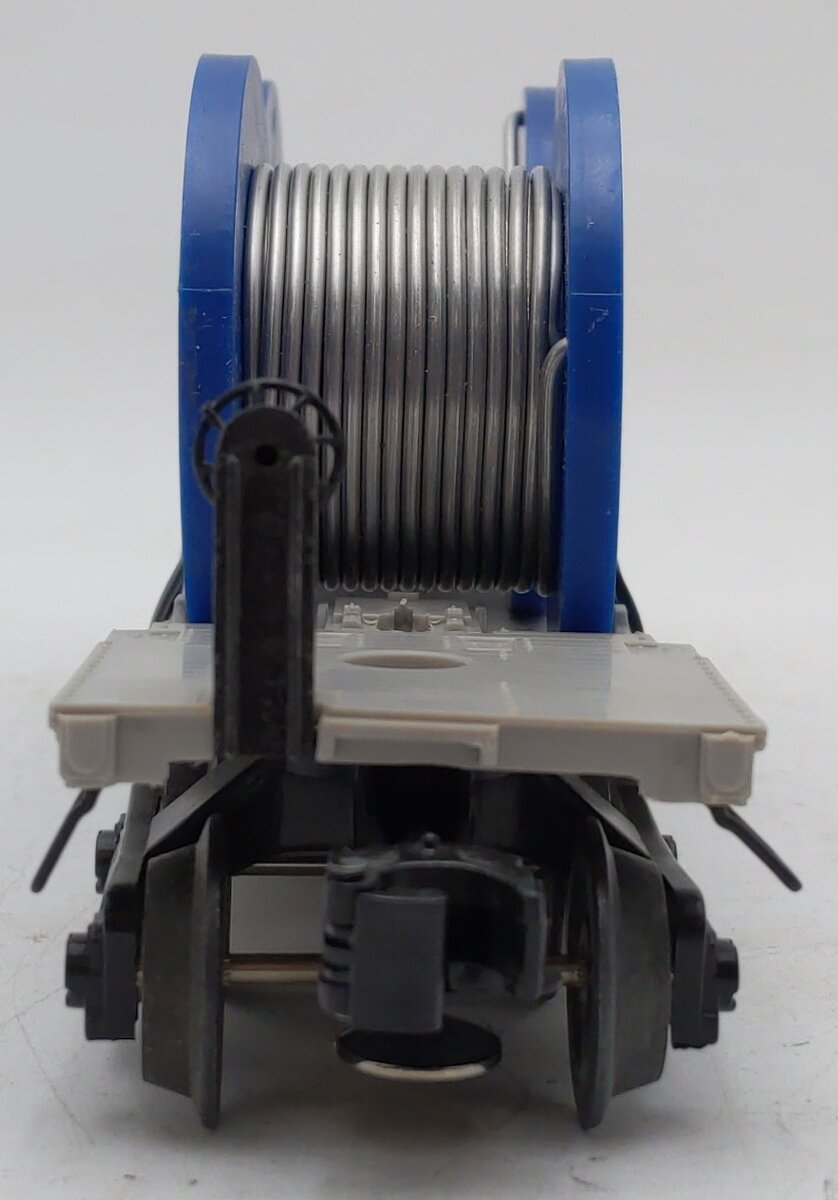 Lionel 6-16326 O Gauge Santa Fe Depressed Flatcar with 2 Cable Reels NIB