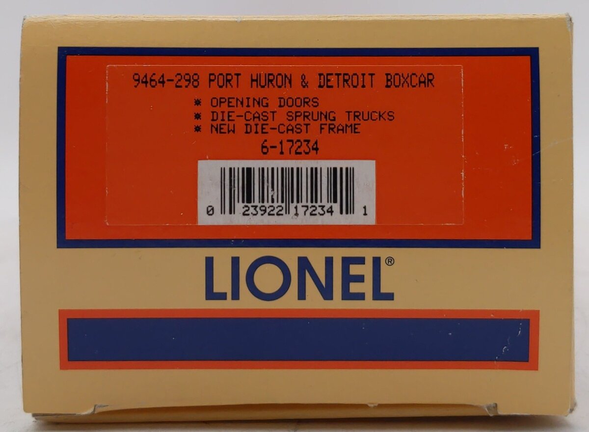 Lionel 6-17234 O Gauge Port Huron & Detroit Boxcar #9464 EX/Box