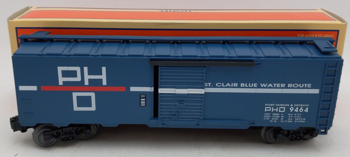 Lionel 6-17234 O Gauge Port Huron & Detroit Boxcar #9464 EX/Box