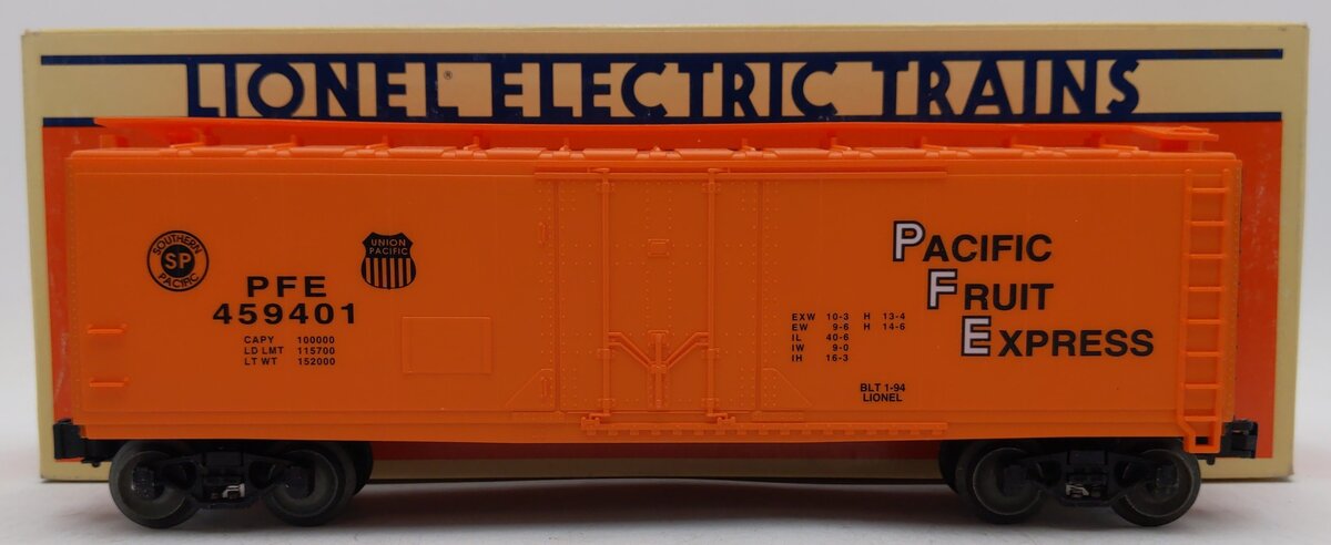 Lionel 6-17306 O Gauge Pacific Fruit Express Reefer Car #459401 EX/Box