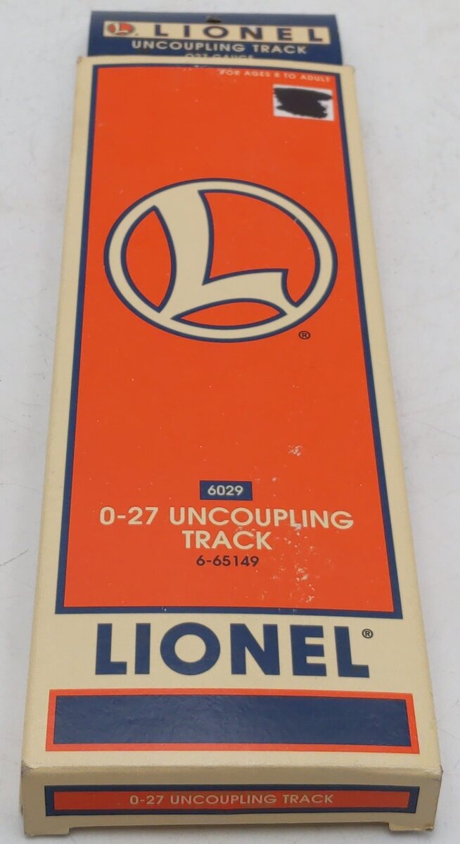 Lionel 6-65149 O27 Remote Uncoupling Track Section VG/Box