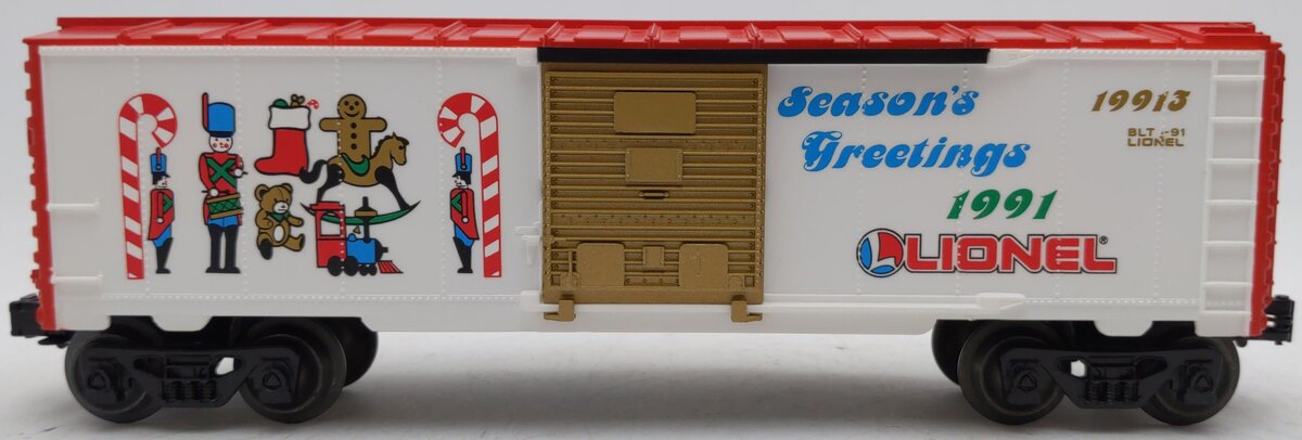 Lionel 6-19913 O Gauge Christmas 1991 Boxcar EX/Box
