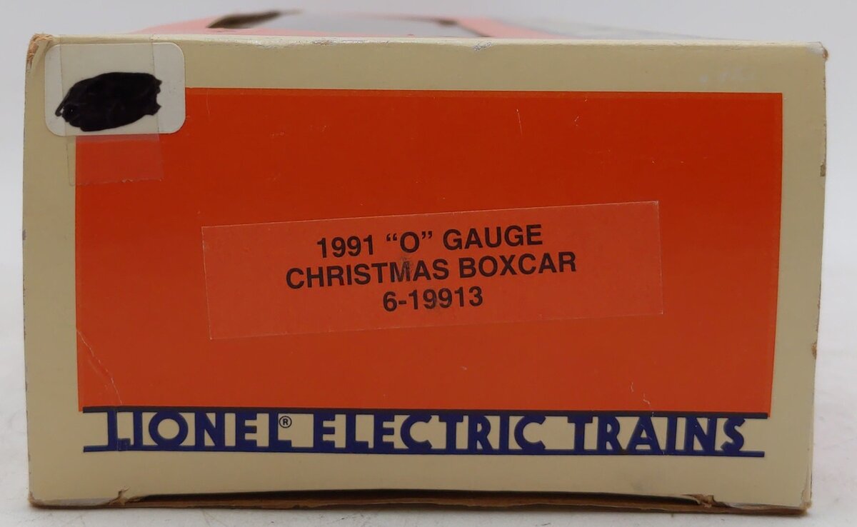 Lionel 6-19913 O Gauge Christmas 1991 Boxcar EX/Box