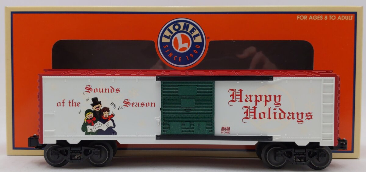 Lionel 6-36733 O Sounds of the Season Christmas Music Boxcar EX/Box