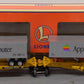 Lionel 6-26908 O Gauge T.T.U.X. Flatcars w/Apple Computer Trailers EX/Box