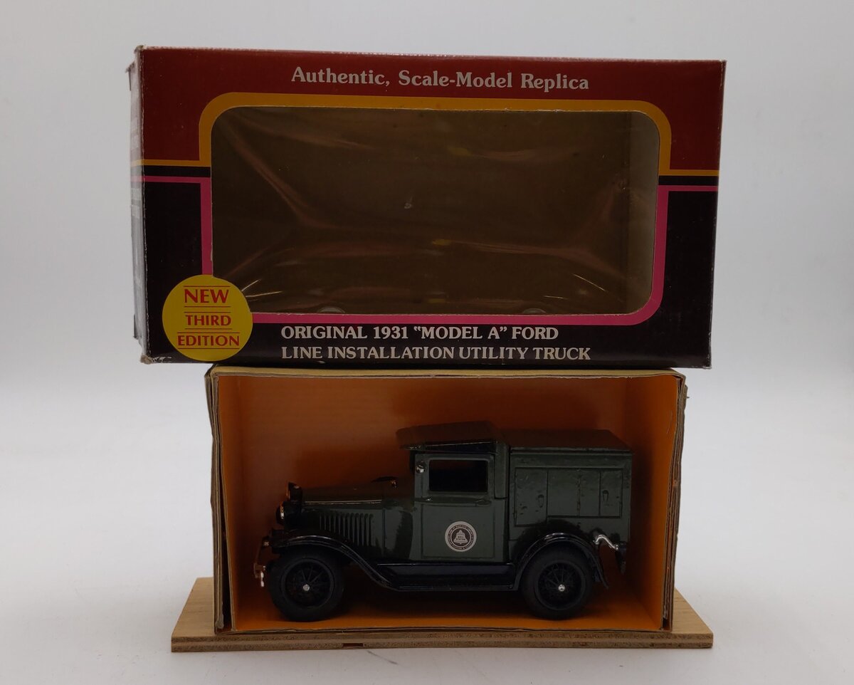 Yorkshire Company Original 1931 Model A Ford Line Installation Utility Truck LN/Box
