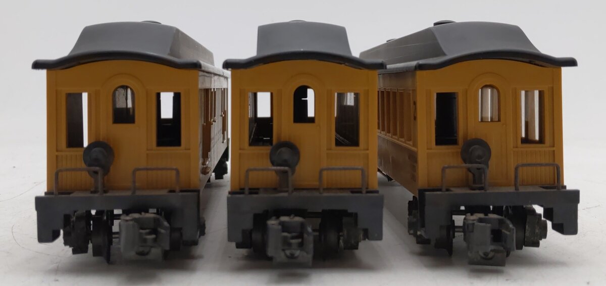 American Flyer Vintage S Gauge FY&PRR Passenger Cars #20,20,30 [3] VG