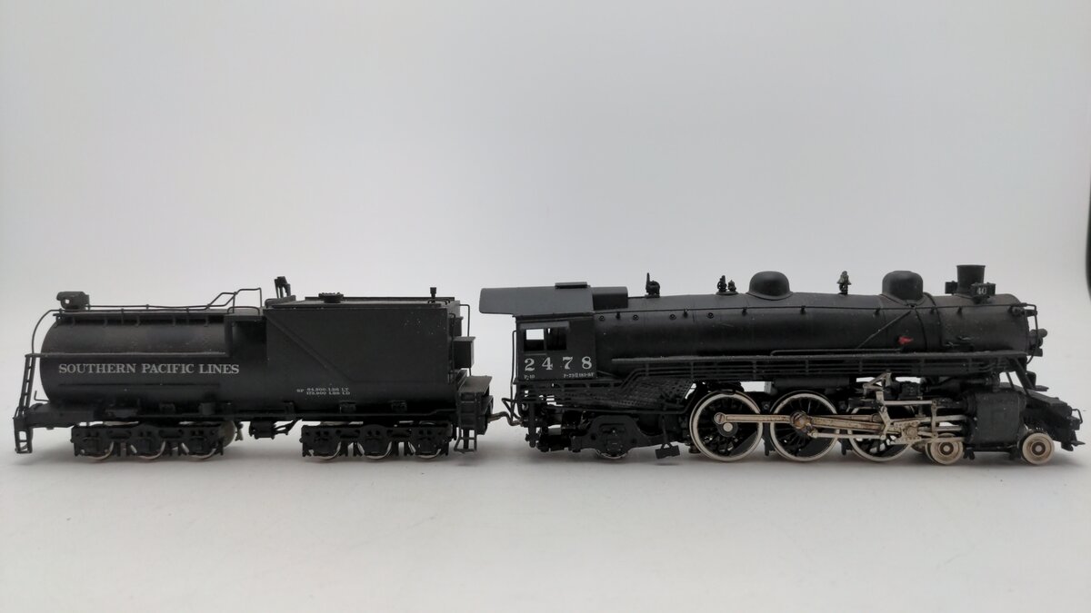 Westside Model Co. HO Scale CUSTOM Brass SP P-10 4-6-2 Steam Locomotive/Box