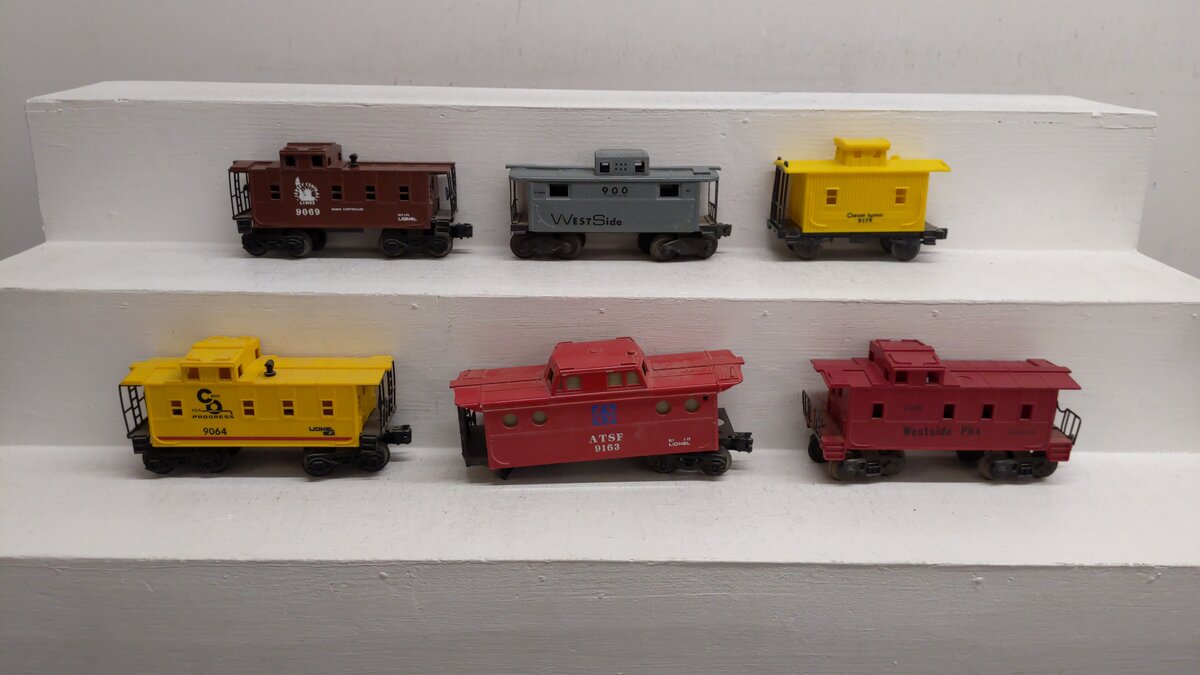 Lionel O Gauge Assorted Cabooses [6]