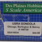 Des Plaines Hobbies SSA16034 S Chicago Burlington & Quincy USRA Gondola #188730 EX/Box