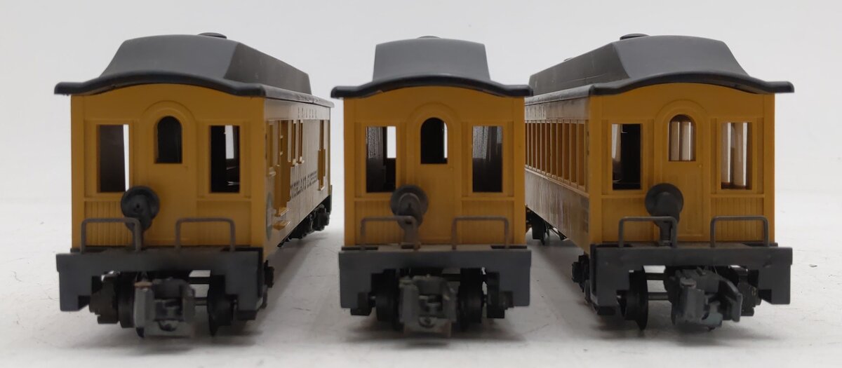 American Flyer Vintage S Gauge FY&PRR Passenger Cars #20,30,30 [3] VG