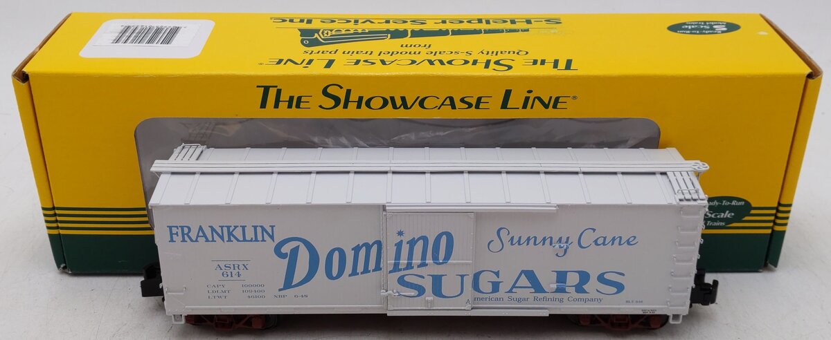 S-Helper 01643 S Gauge Domino Sugar Boxcar #614 EX/Box