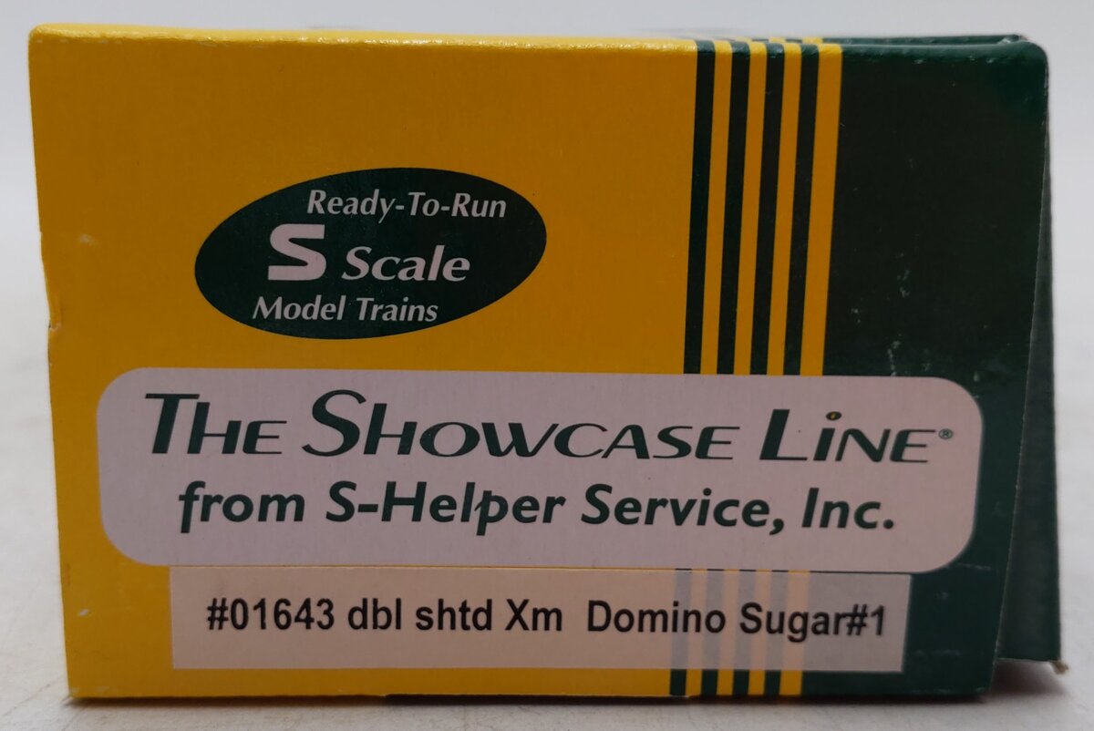 S-Helper 01643 S Gauge Domino Sugar Boxcar #614 EX/Box