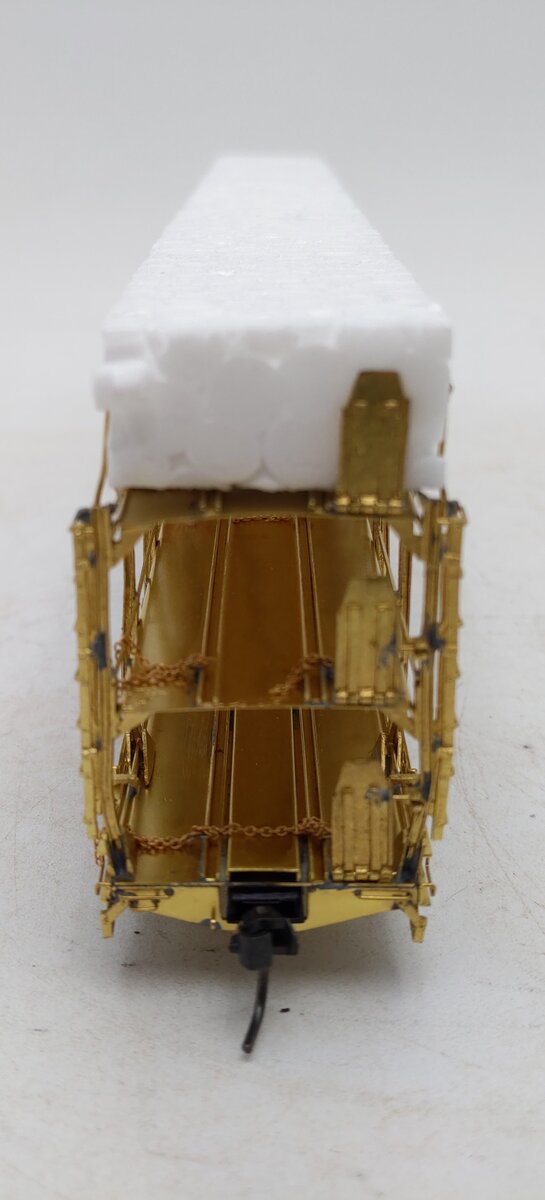 Overland OMI-1326 HO BRASS Tri-Level Open Auto Rack -Unpainted LN/Box