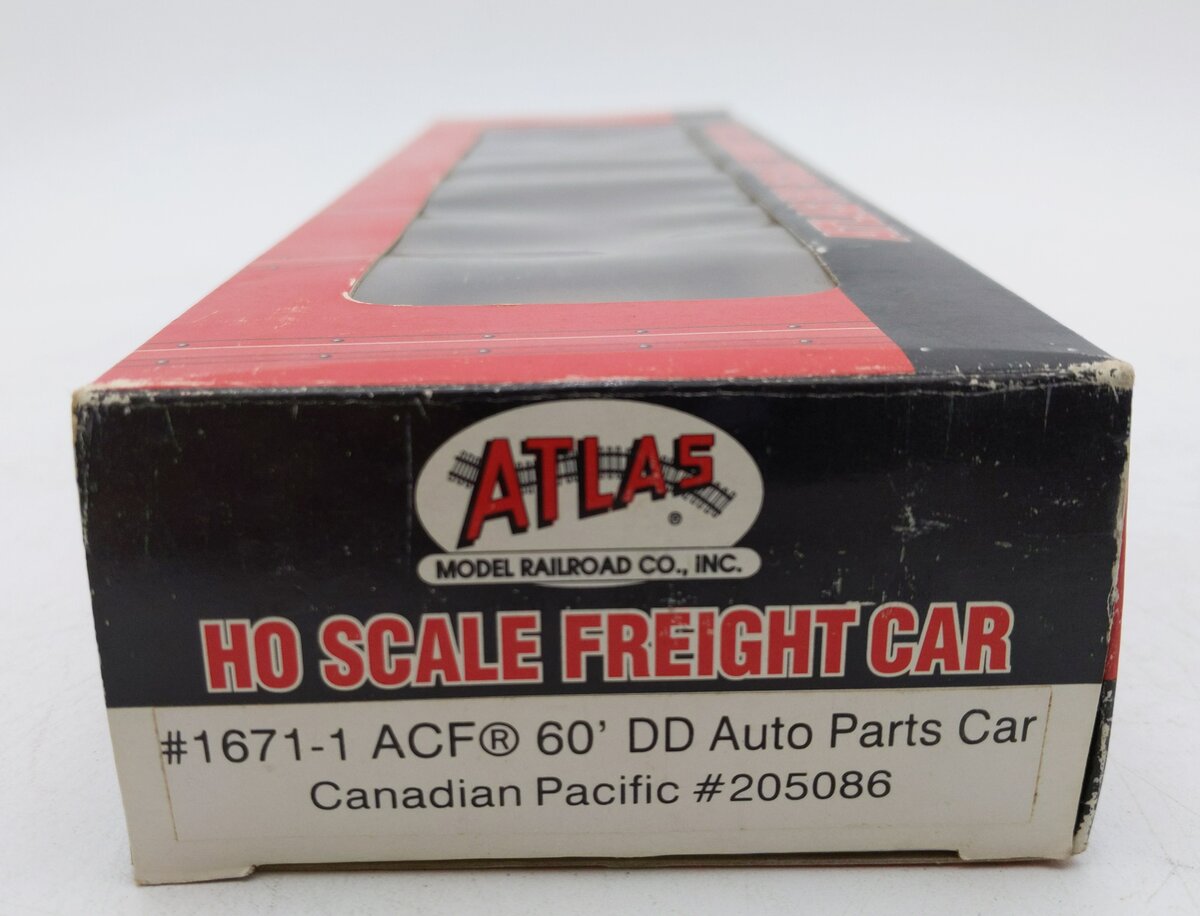 Atlas 1671-1 HO Scale Canadian Pacific ACF 60' DD Auto Parts Car #205086/Box