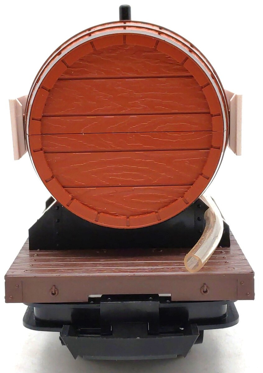 LGB 4047 G Scale Flatcar with Ferdinand Pieroth Whiskey Barrel LN/Box