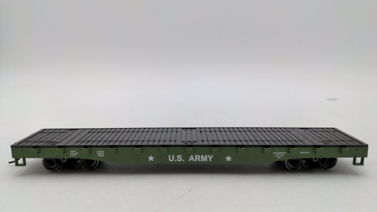 Evemodel HO Scale U.S. Army Flat Car VG/Box