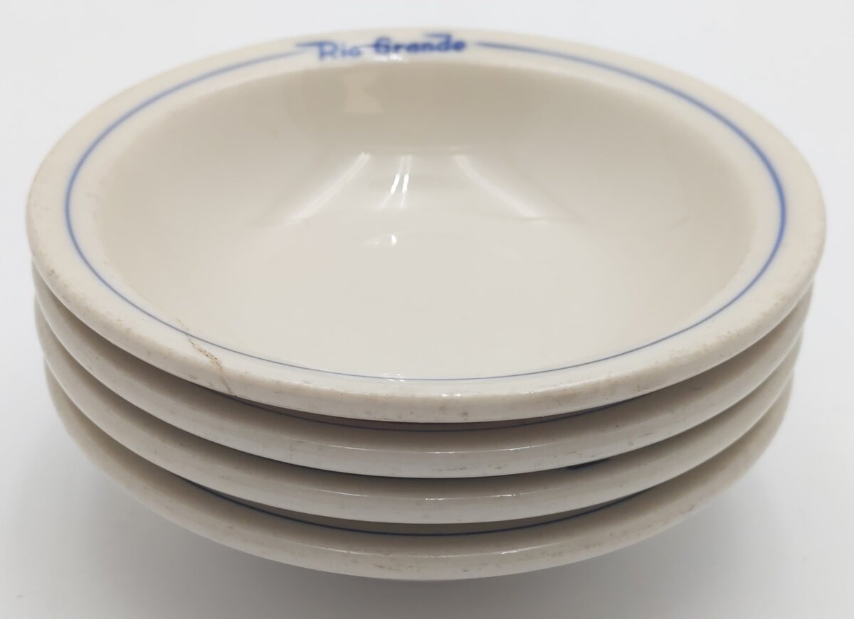 Syracuse China Rio Grande Prospector Pattern 5" Diameter Bowls (Set of 4) EX