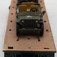 Menards 279-3380 O Army Flatcar w/ Two Jeeps #11158 EX/Box