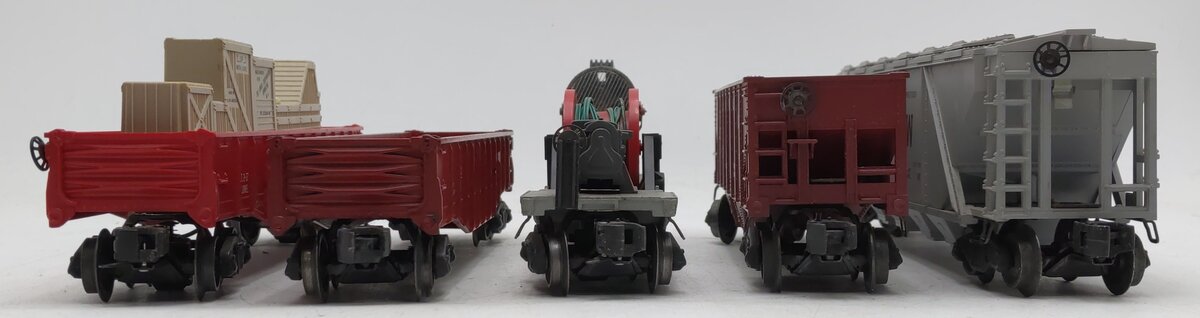 Lionel Vintage O Gauge Freight Cars #3444,546446,3650,6462,25000 [5] VG