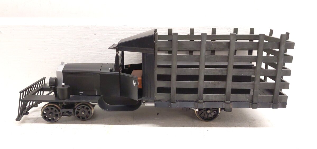 Bachmann 82396 G Scale Custom Painted Black Rail Truck/Box