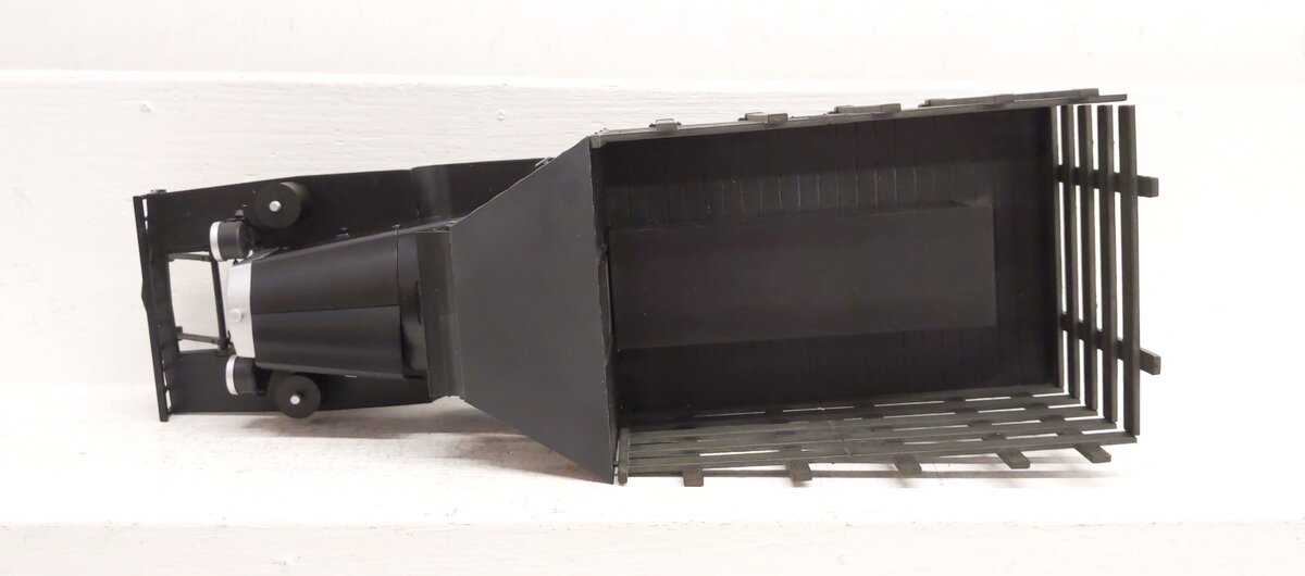 Bachmann 82396 G Scale Custom Painted Black Rail Truck/Box