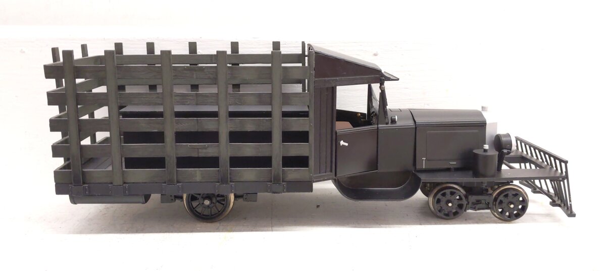 Bachmann 82396 G Scale Custom Painted Black Rail Truck/Box