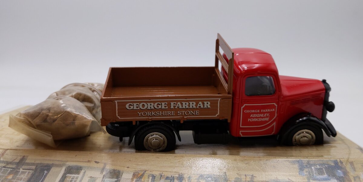 Matchbox Y63 O Scale 1939 Bedford K.D. Truck George Farrar Yorkshire Stone NIB