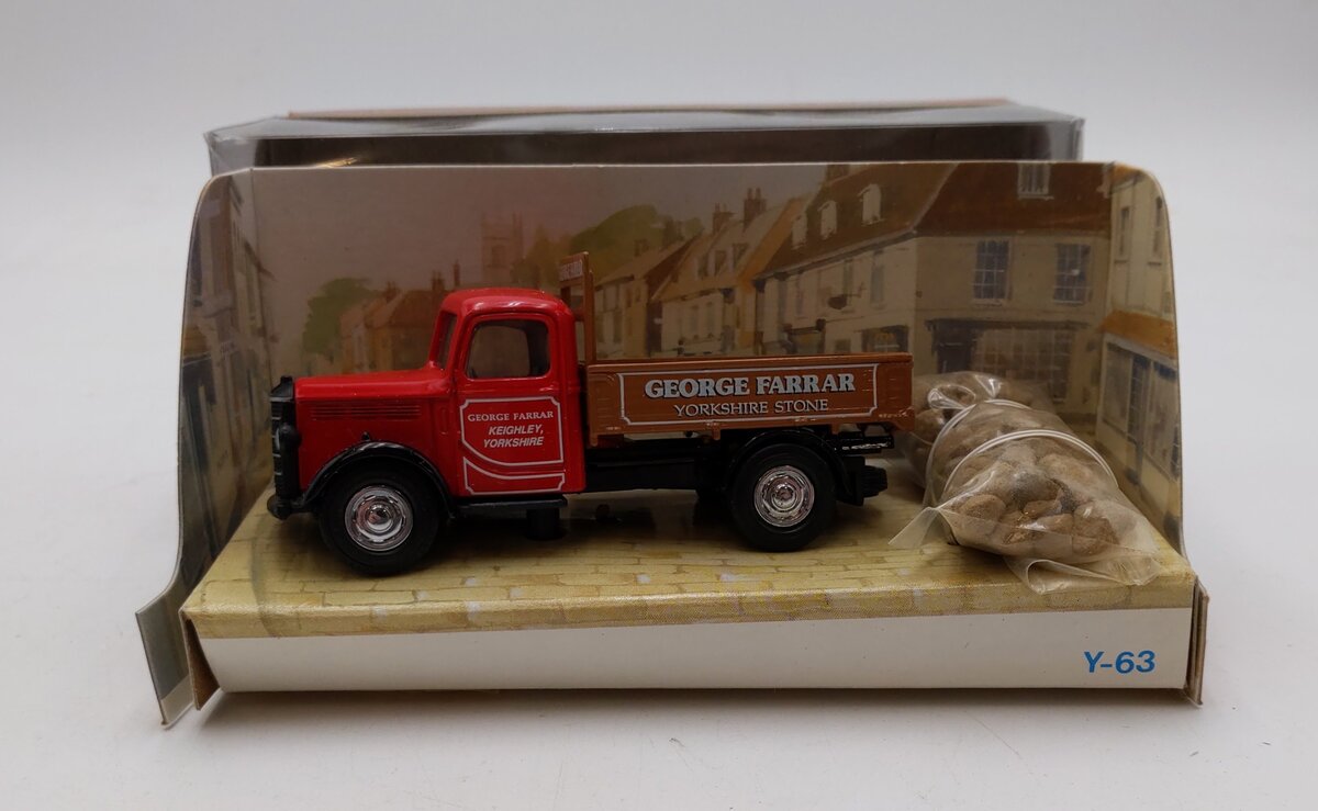 Matchbox Y63 O Scale 1939 Bedford K.D. Truck George Farrar Yorkshire Stone NIB