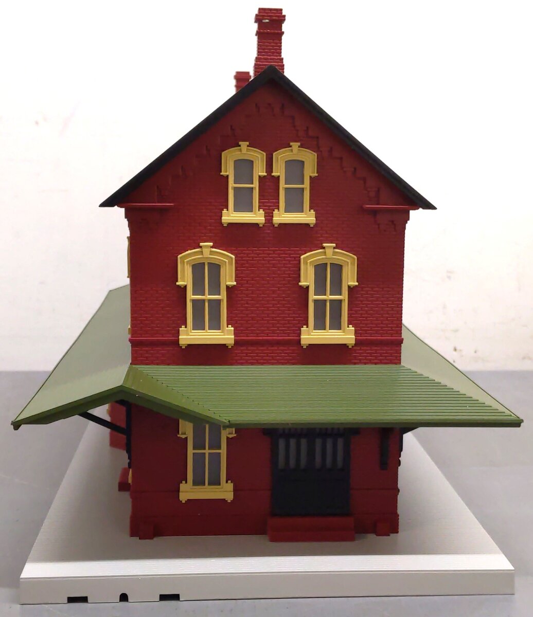 MTH 30-90094 Dark Red Stone Passenger Station EX/Box