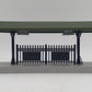 MTH 30-90315 Gray w/Green Roof Passenger Station Platform LN