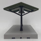 MTH 30-90315 Gray w/Green Roof Passenger Station Platform LN