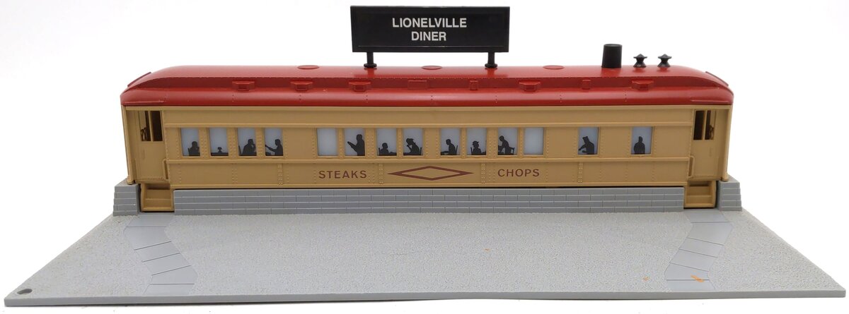 Lionel 6-12722 O Gauge Illuminated Roadside Diner w/Smoke Stack EX