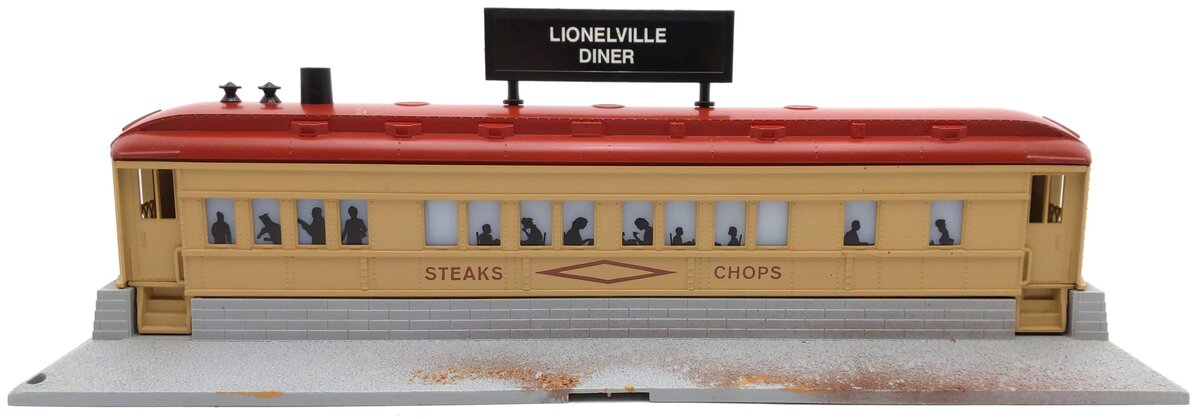 Lionel 6-12722 O Gauge Illuminated Roadside Diner w/Smoke Stack EX