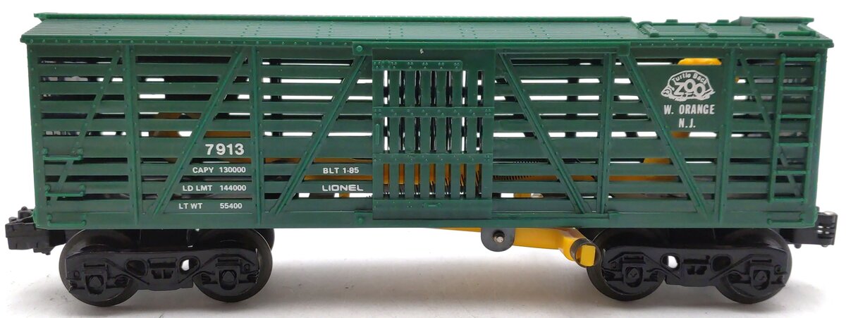 Lionel 6-7913 O Gauge Turtleback Zoo Operating Giraffe Car EX